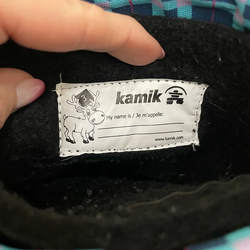 Kamik waterproof winter snow boots girl 3